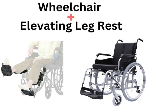 Produkt Manual Wheelchair Excel G Plus Lightweight + Elevating Leg Rest - Max. 180 kg, Seat: 55cm, 55/3